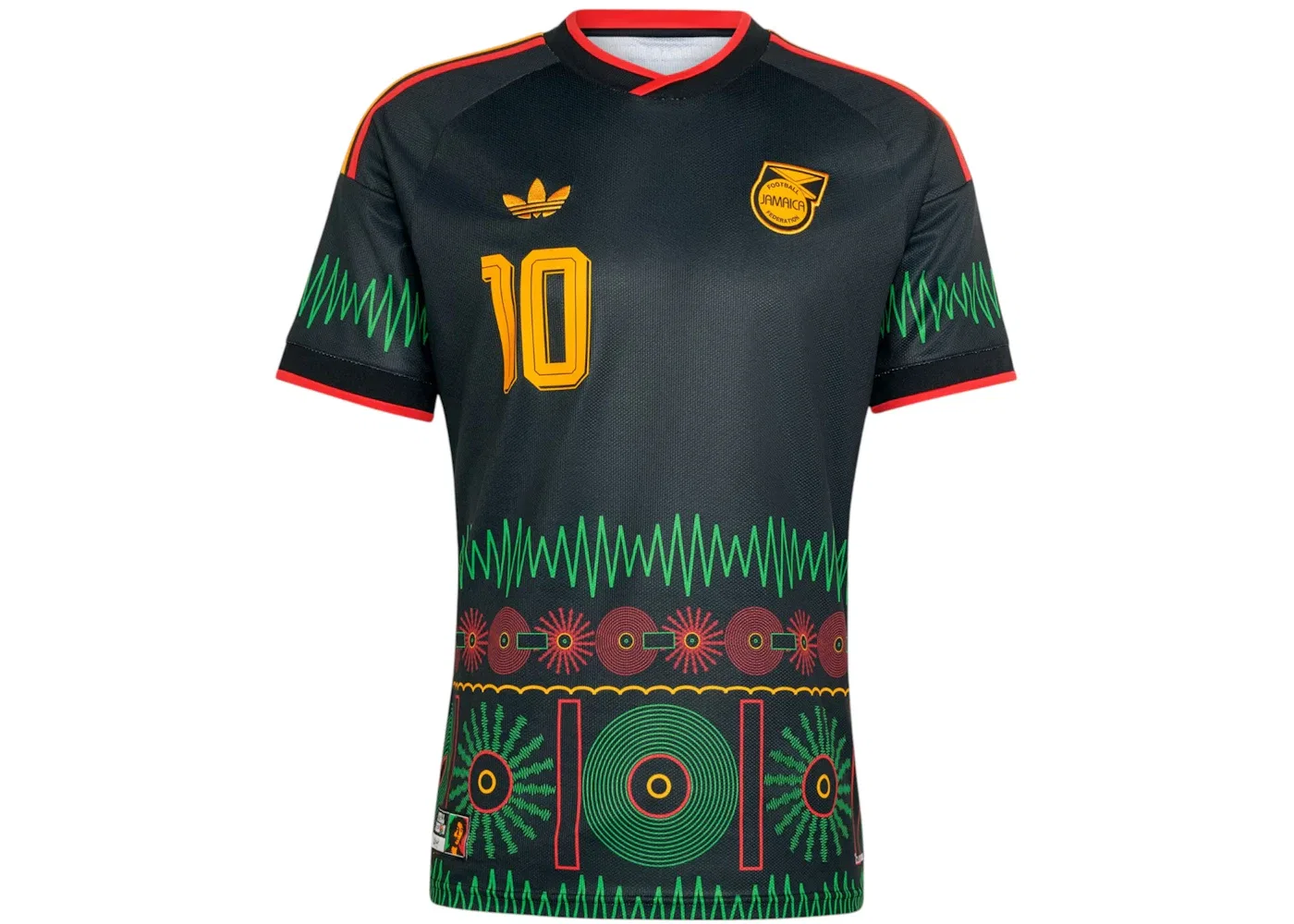 Мужская футбольная футболка с принтом Jersey Adidas, Black