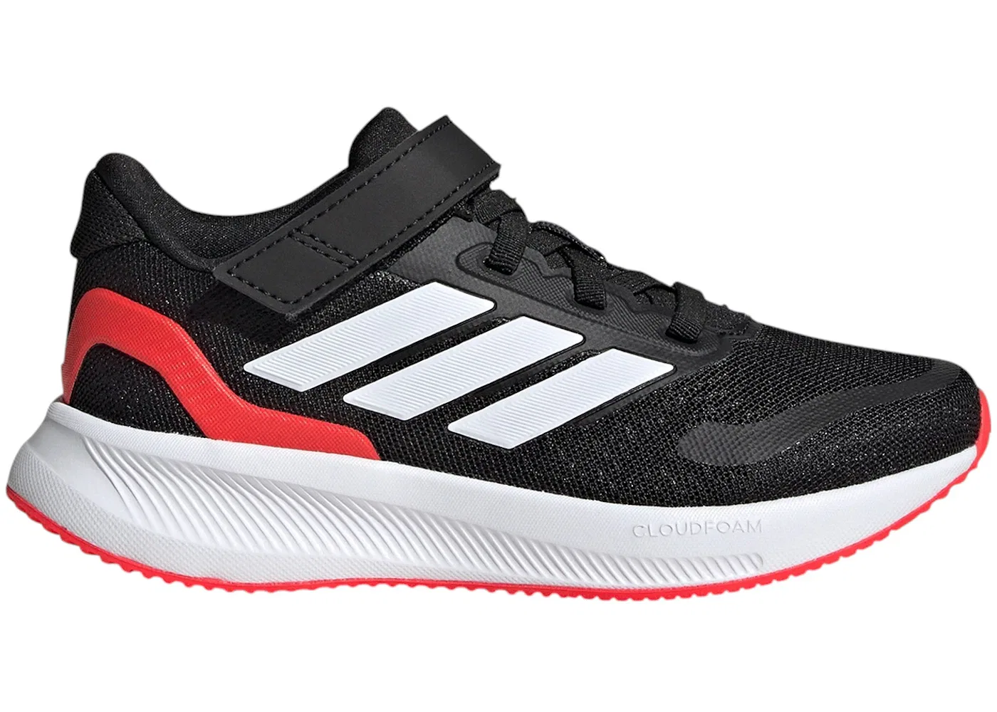 Детские кроссовки беговые Adidas Runfalcon 5, Core Black/Cloud White/Lucid Red