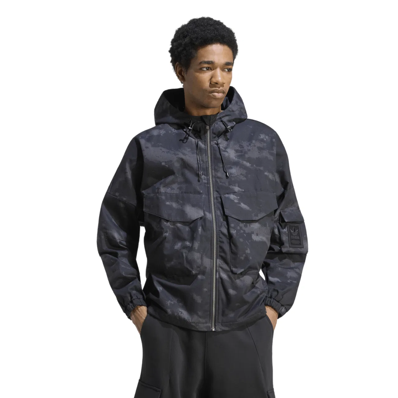 Мужская куртка Camo Jacket Adidas, черный