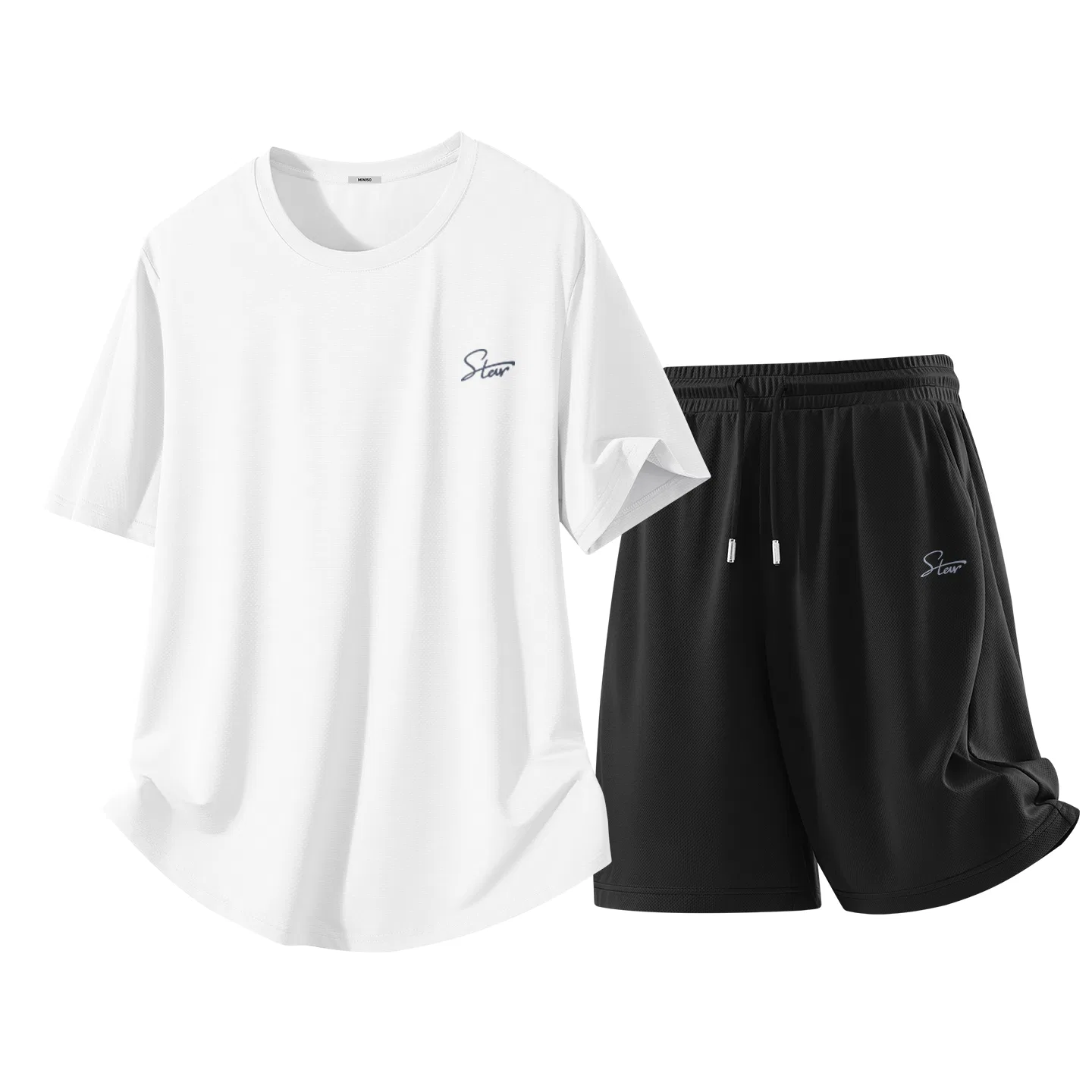 Спортивный костюм детский с принтом MINISO, Dark Gray+Dark Gray — фото 4