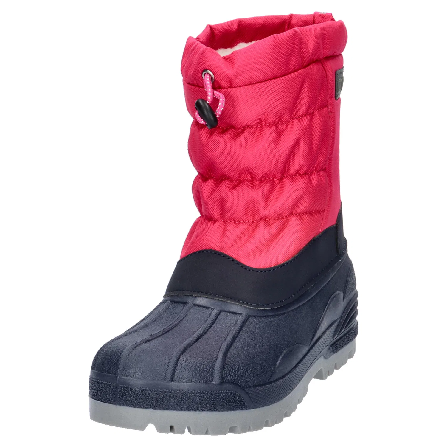 Детские зимние ботинки с высоким голенищем Kids Hanki 3.0 Snow Boots Cmp, Rosa / Konigsblau / Grau — фото 4