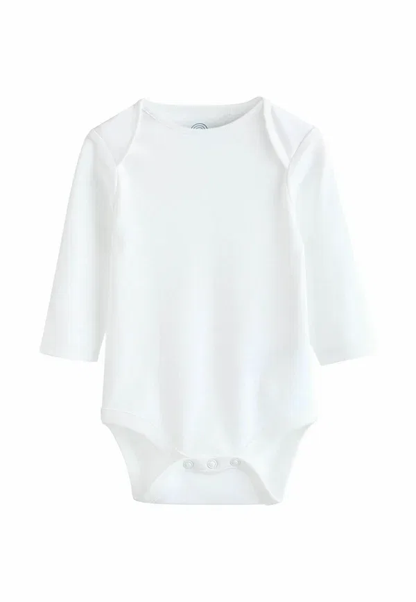 Боди с длинным рукавом, хлопок, Long sleeve regular fit 7 pack, Next, синий — фото 4