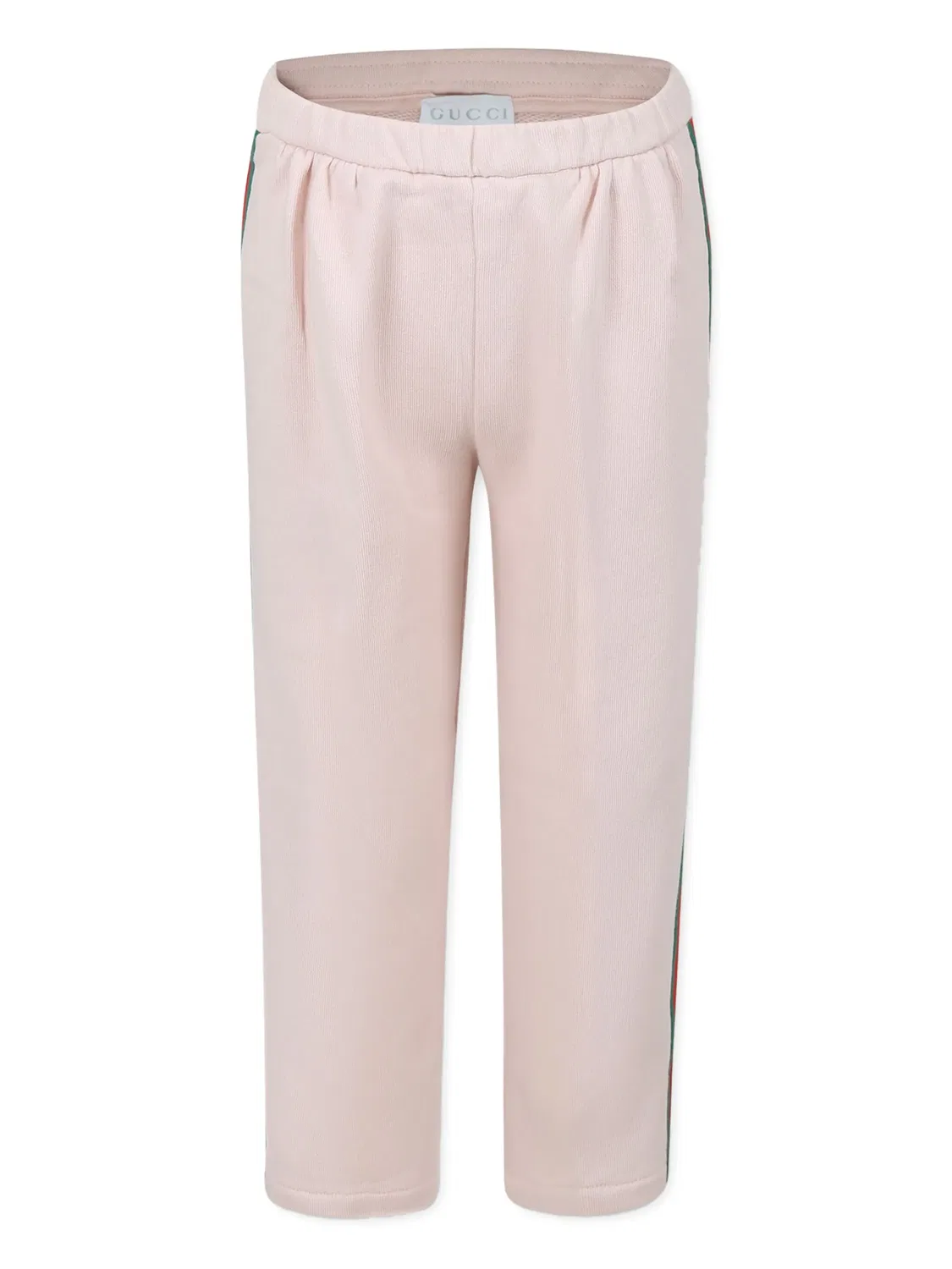Спортивные брюки с отделкой Web Gucci Kids, розовый