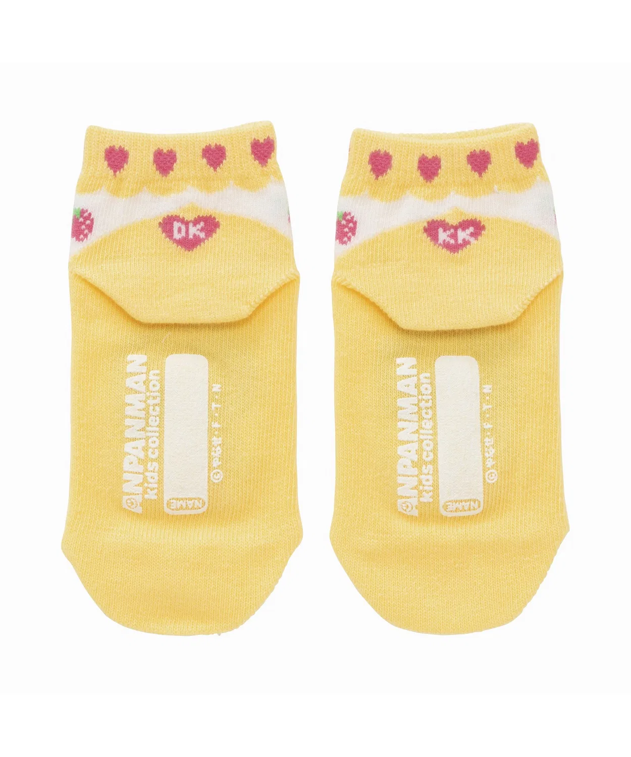 Детские носки с принтом Памперс-стиль, модель с Докин-тян и Кокин-тян ANPANMAN KIDS COLLECTION, Pink — фото 4