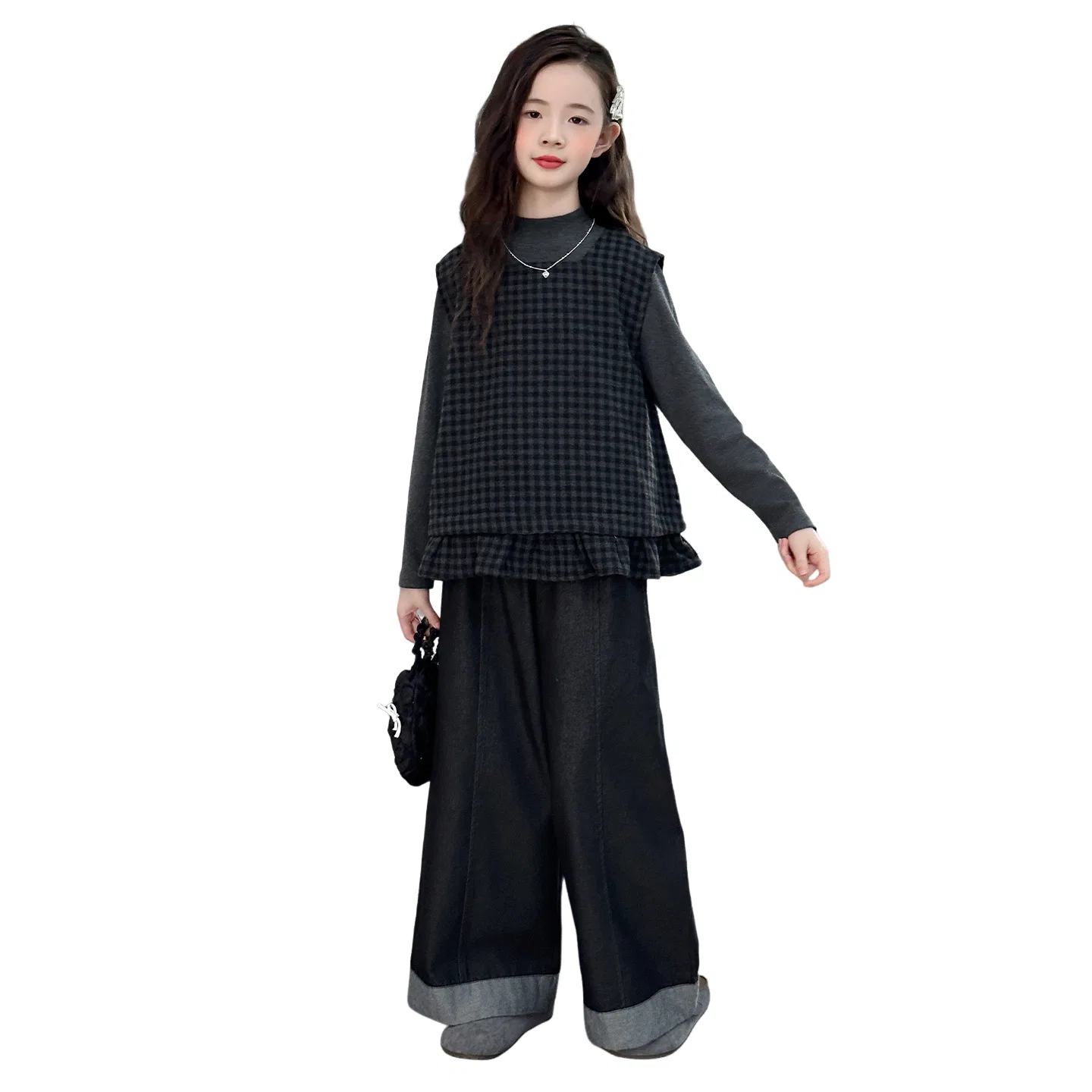 Детский спортивный костюм из двух предметов Lanza, Black