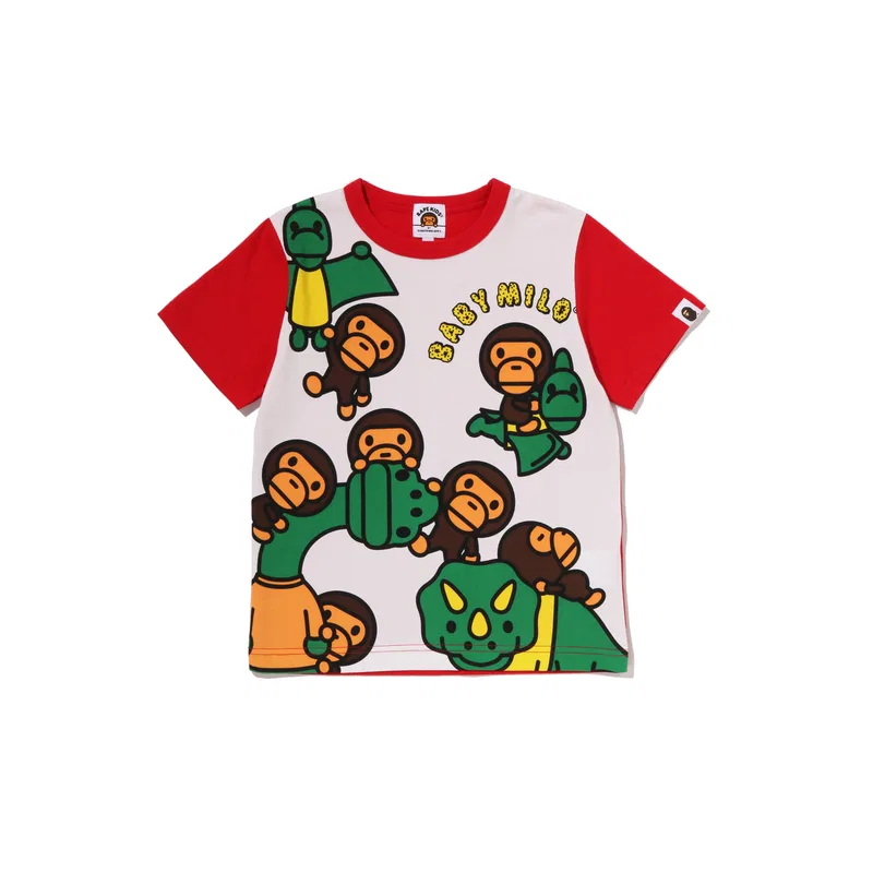 Детская футболка с круглым вырезом Pre School Red RDX A BATHING APE, Red RDX