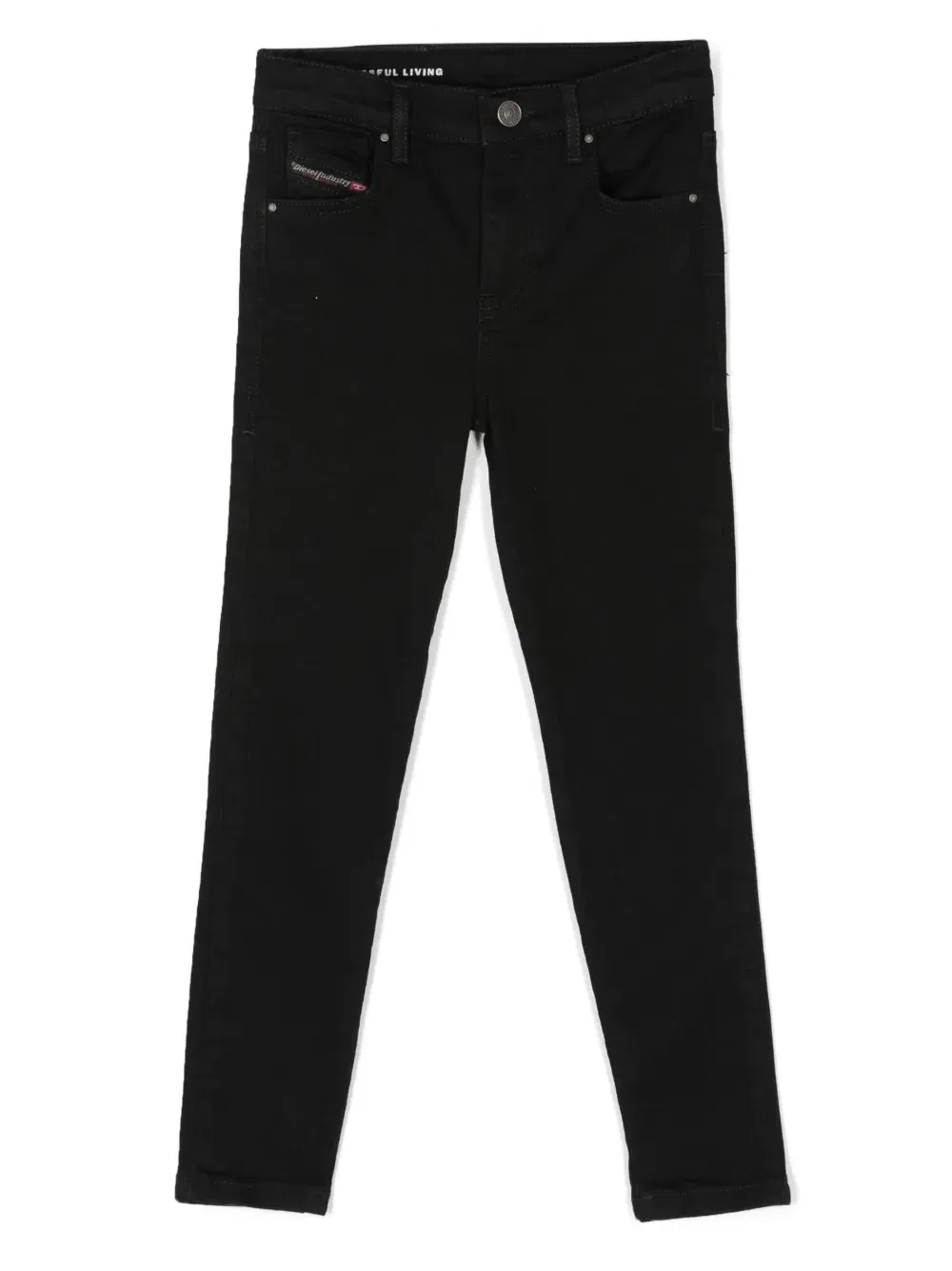 Джинсы 1984 Slandy с завышенной талией Diesel Kids, черный