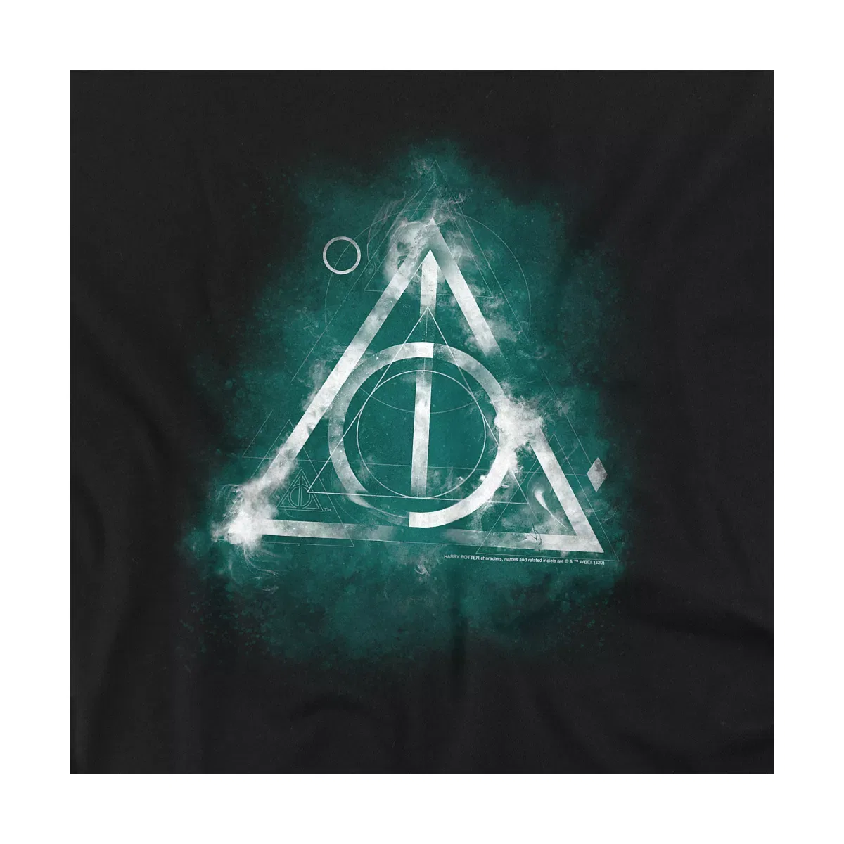 Детское боди с коротким рукавом Harry Potter Geometric Deathly Hallows Infant Bodysuit Harry Potter, Black — фото 2