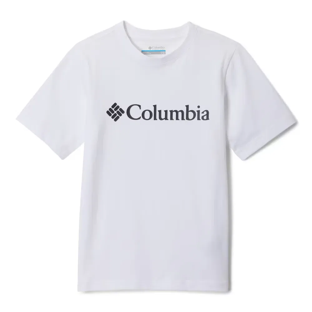 Детская футболка с принтом Valley Creek II SS Graphic Shirt Columbia, Белый