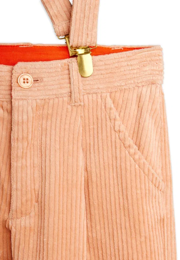 Комбинезон с лямками хлопок Clover Mini Rodini, pink, розовый — фото 4