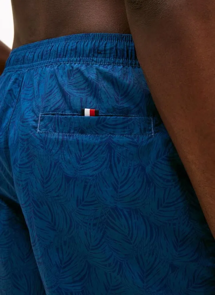 Шорты для плавания с принтом Original print mid length swim shorts Tommy Hilfiger, зеленый — фото 3