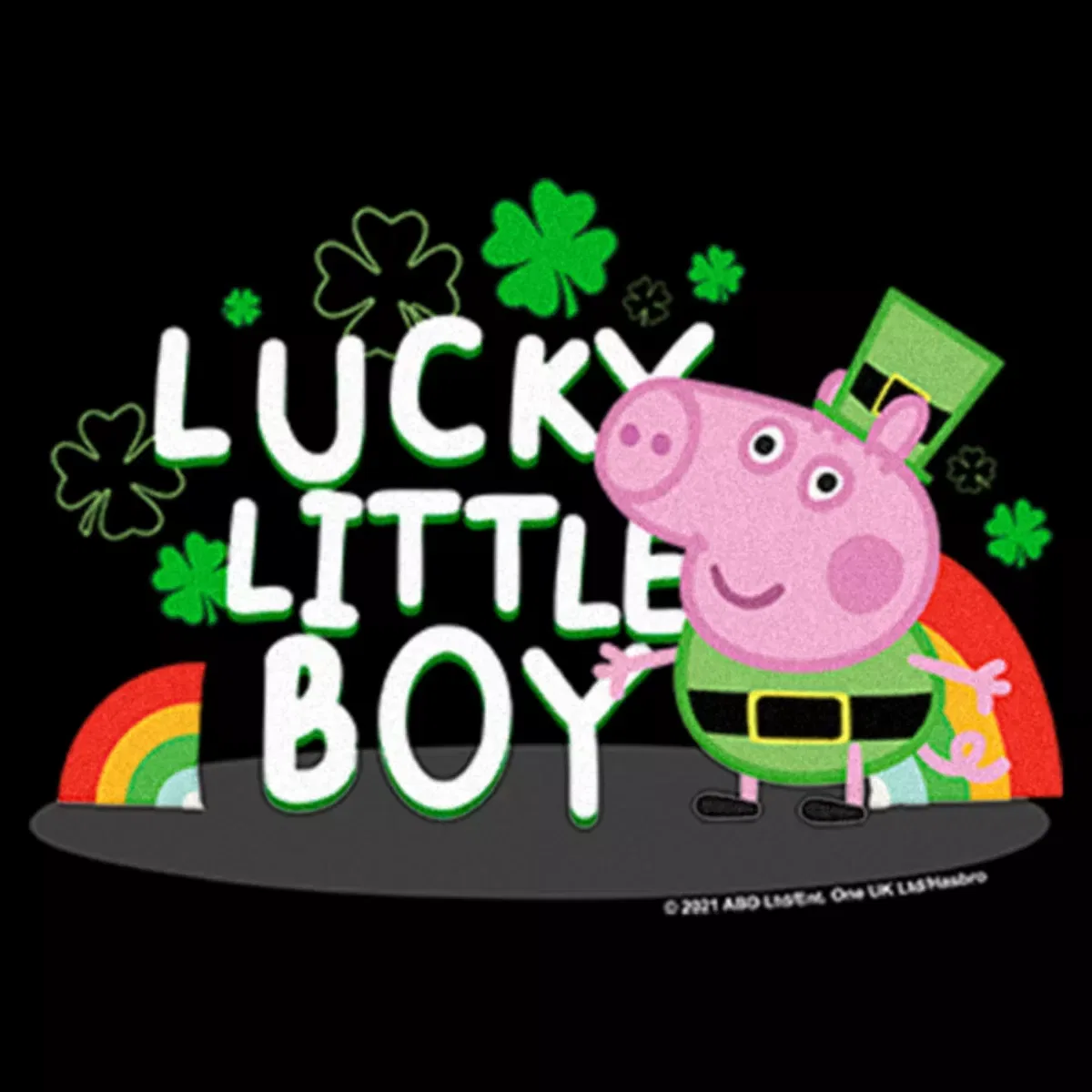 Детское боди с коротким рукавом Lucky Little Boy Peppa Pig, Black — фото 2