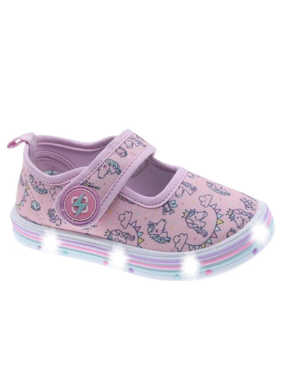 Кроссовки Beppi 'Lighting Shoes' розового цвета