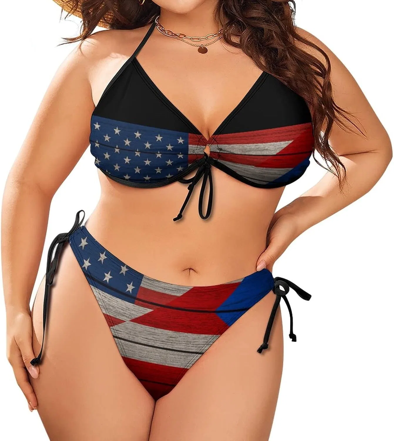 Женский бикини-комплект с высокой талией Push Up, Style-3-style1d