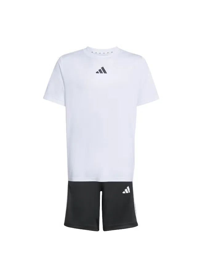 Комплект футболок с длинным рукавом Train Essentials 3-Stripes Adidas, белый