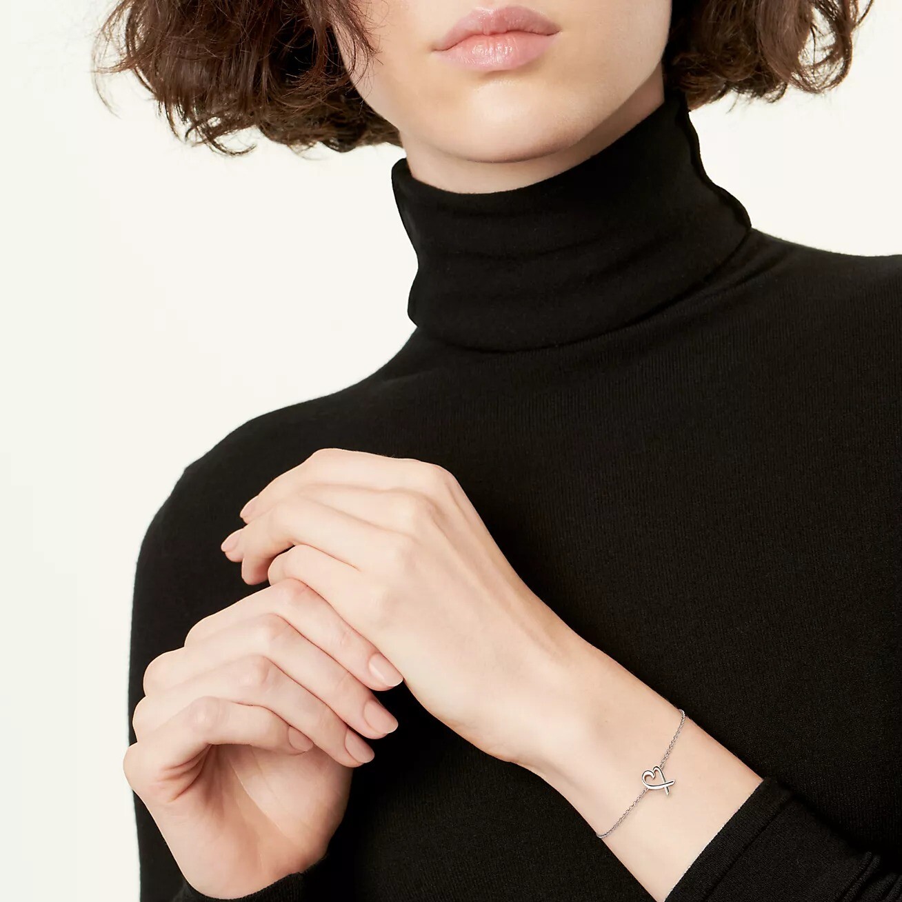 Браслет Tiffany & Co. Paloma Picasso Loving Heart, серебро — фото 3