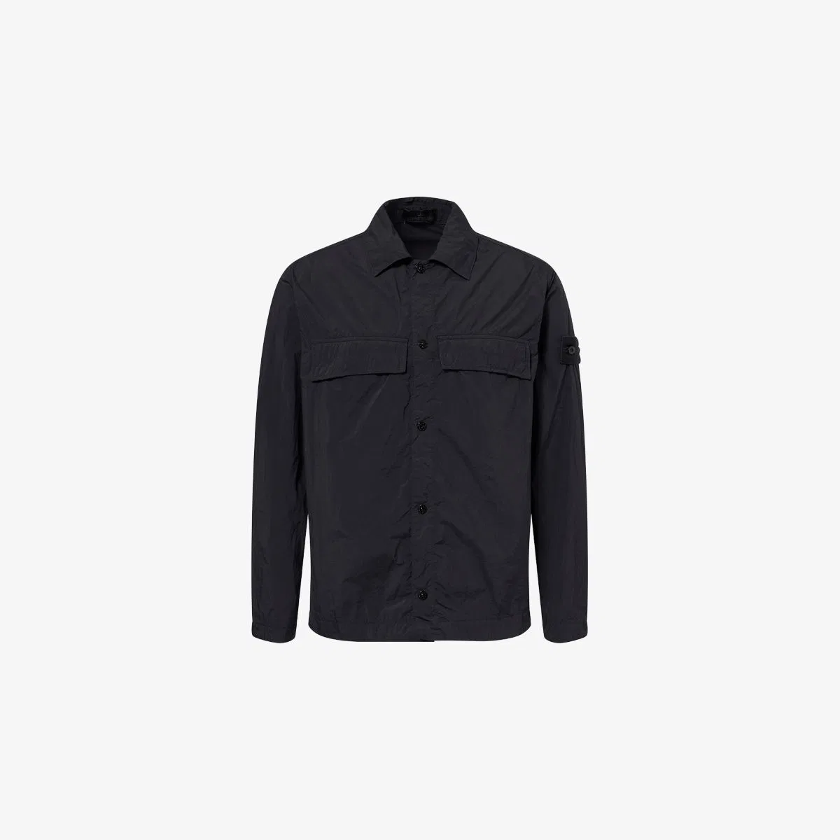 Куртка с тканым значком компаса Ghost smerigliato Stone Island, черный