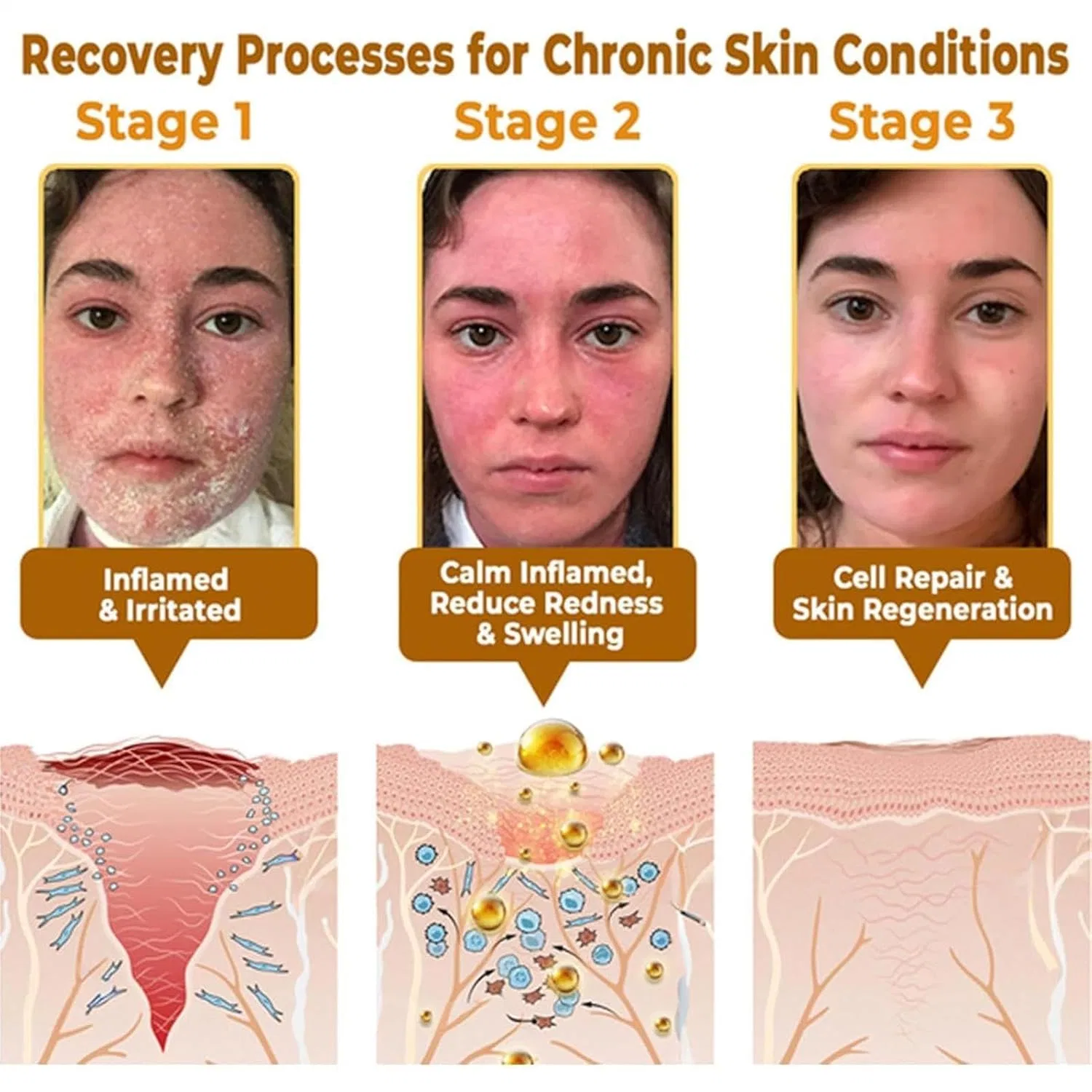 Крем для лица Repair Skin Cream, 60 г Generisch — фото 4