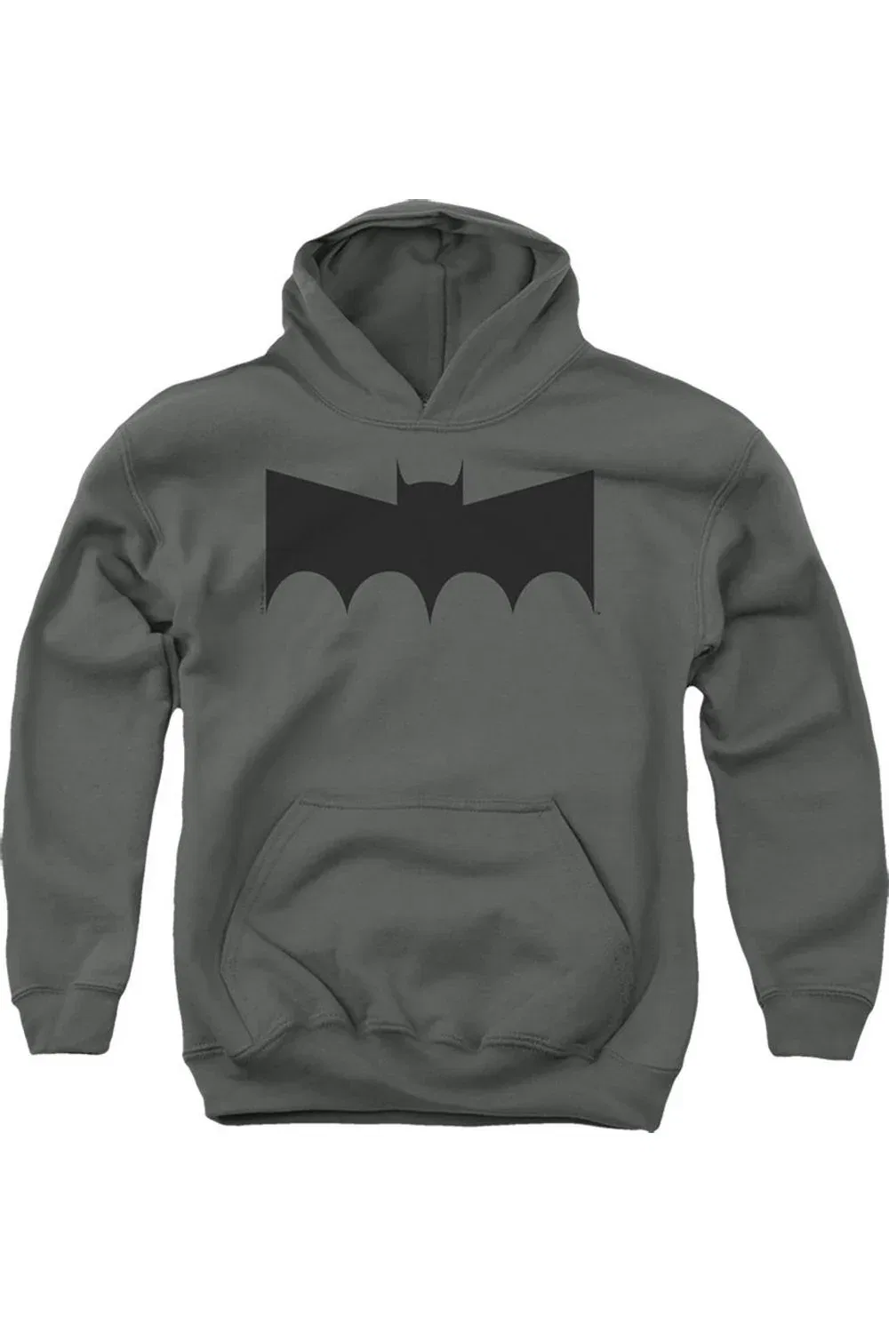 Детское худи с капюшоном с принтом Batman 50s Batman Logo Gildan, Charcoal