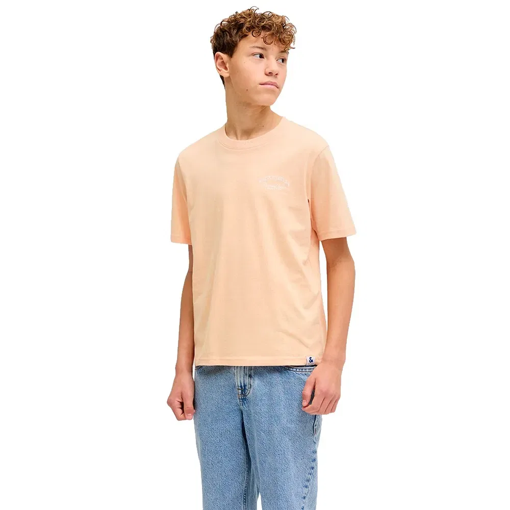 Футболка с коротким рукавом Brandes Backp Relaxed Jack & Jones, бежевый