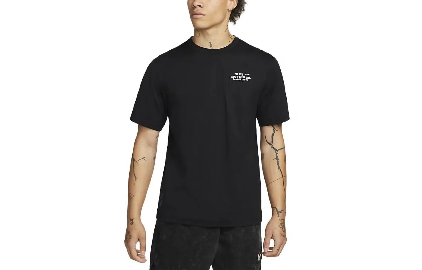 Футболка с коротким рукавом Dri-Fit UV Hyverse Nike, черный — фото 2