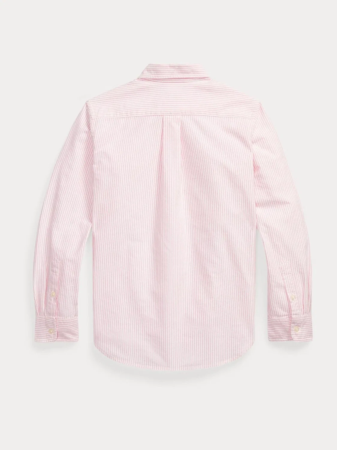 Рубашка классическая оксфорд, полоска Polo Ralph Lauren, розовый — фото 2