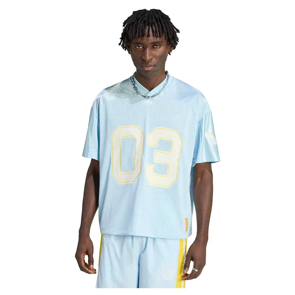 Мужская футболка с V-образным вырезом Adidas Originals FB, Blue