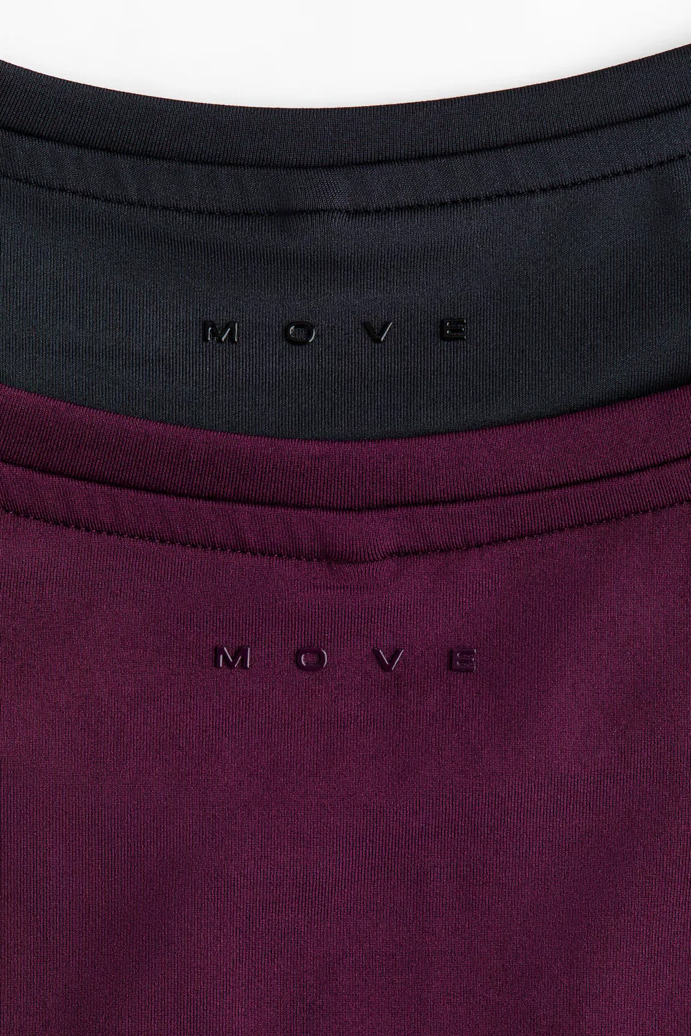 Комплект из 2 спортивных рубашек с технологией Drymove H&M, Lila/Schwarz — фото 2