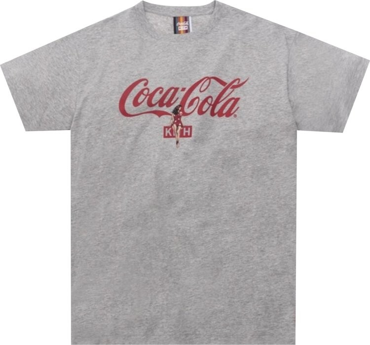 

Футболка Kith x Coca-Cola Hula T-Shirt 'Grey', серый