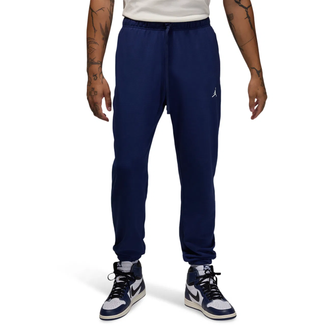 Мужские брюки Dri-FIT Sport Crossover Fleece Jordan, цвет Midnight Navy/White