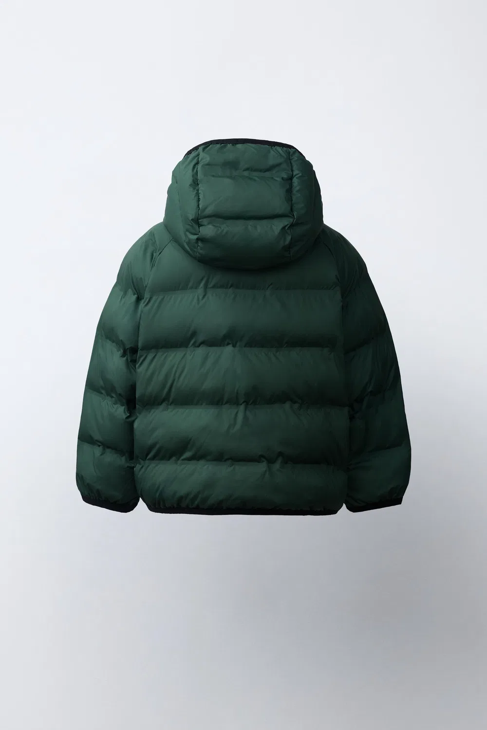 Сверхлегкая водоотталкивающая куртка ZARA, Green — фото 4
