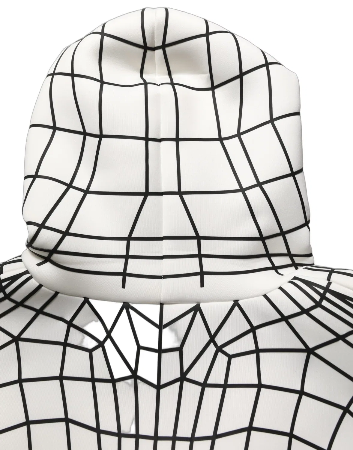 Мужское худи с принтом WarpGrid Dolce & Gabbana, Black — фото 2