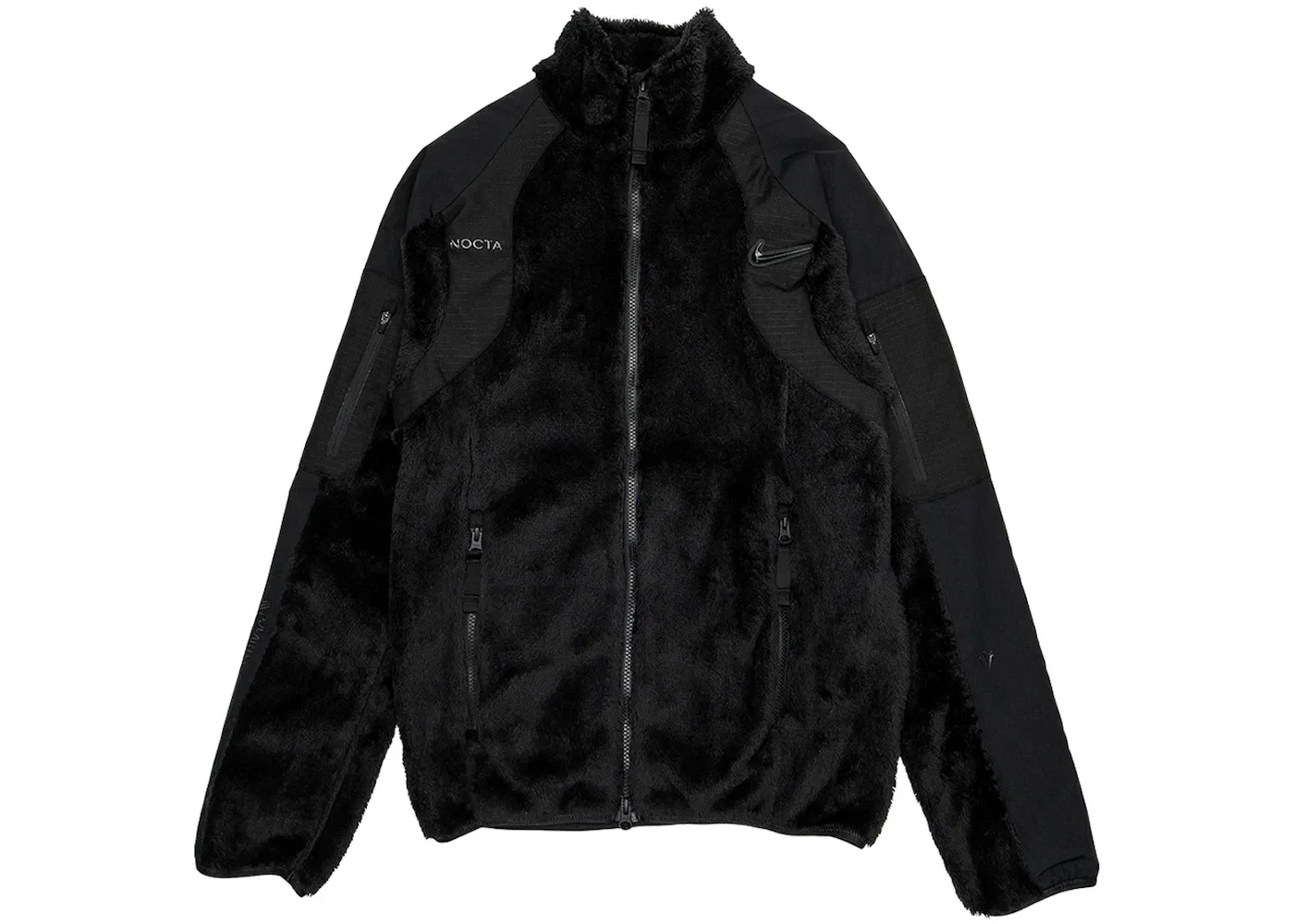 Мужская флисовая куртка с принтом Nike x Drake NOCTA Polar Fleece Jacket, Black
