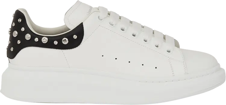 

Кроссовки Alexander McQueen Studded Oversized Sneaker Black White, белый