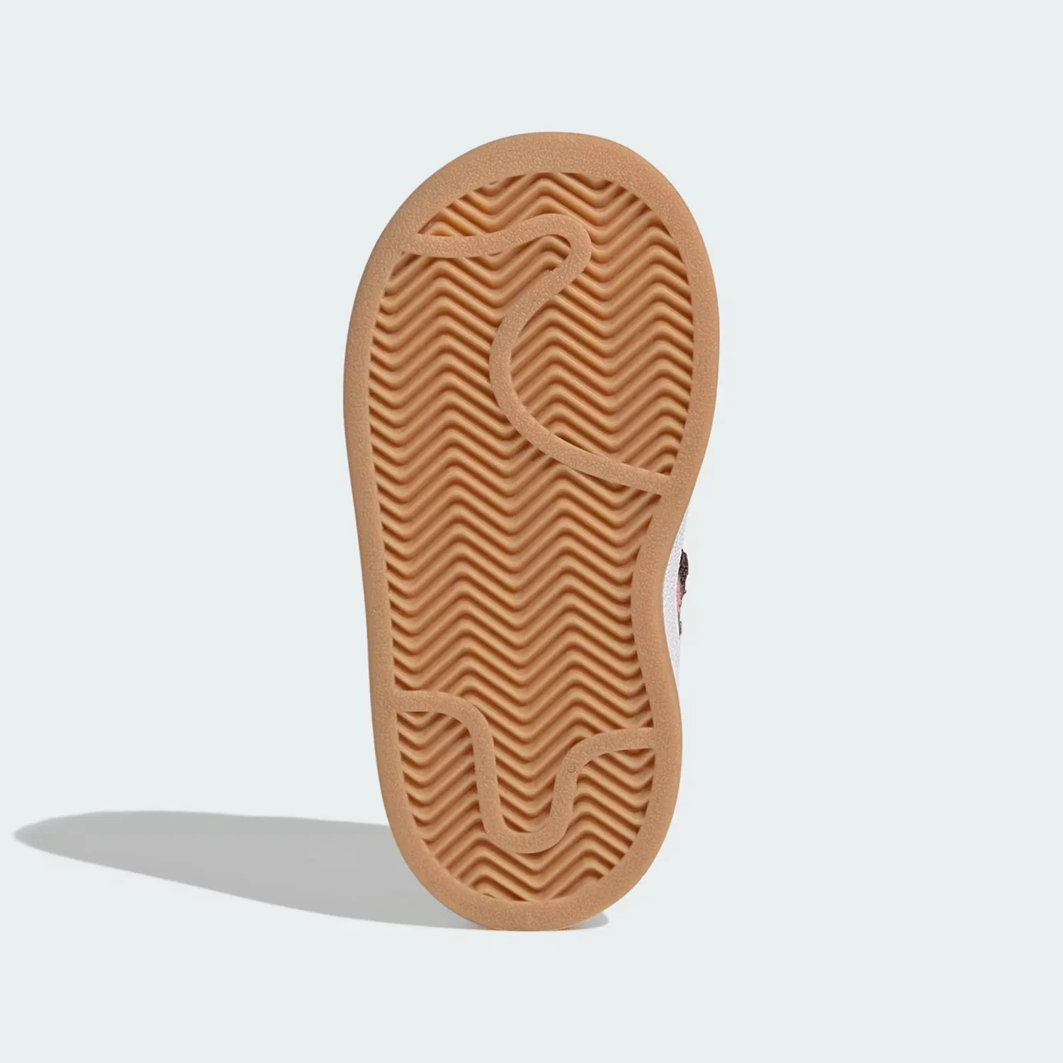 Детские кроссовки на эластичных шнурках Campus 00s Comfort Closure Adidas Originals, Earth Strata/Cloud White/Glow Pink — фото 3