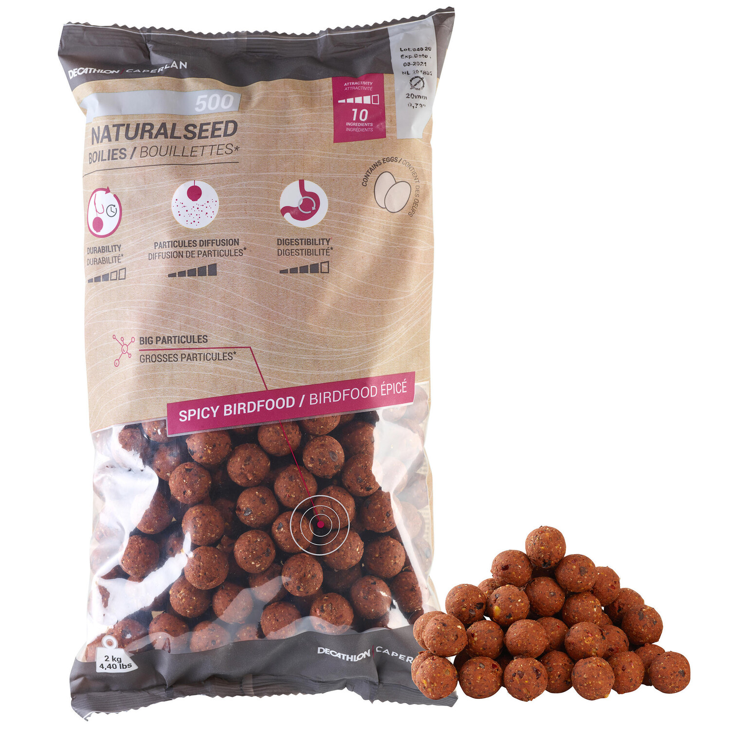

Бойлы NaturalSeed Spicy Birdfood 20мм 2кг CAPERLAN