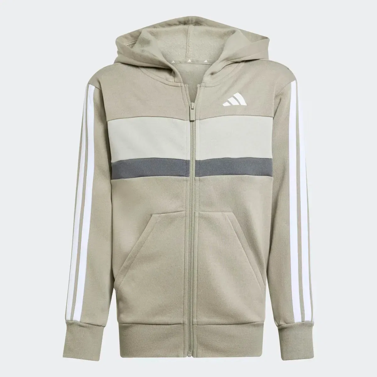 Детский спортивный комплект из флиса Tiberio Fleece 3 bandas adidas, Verde — фото 2