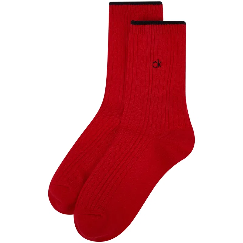 Женские носки Calvin Klein, China Red
