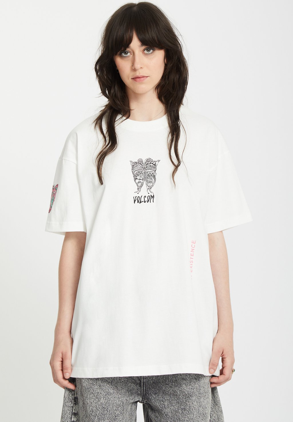 

Футболка с принтом TEE ALIX 3 Volcom, белый