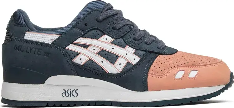 

Кроссовки ronnie fieg x gel lyte 3 'salmon toe' Asics, синий