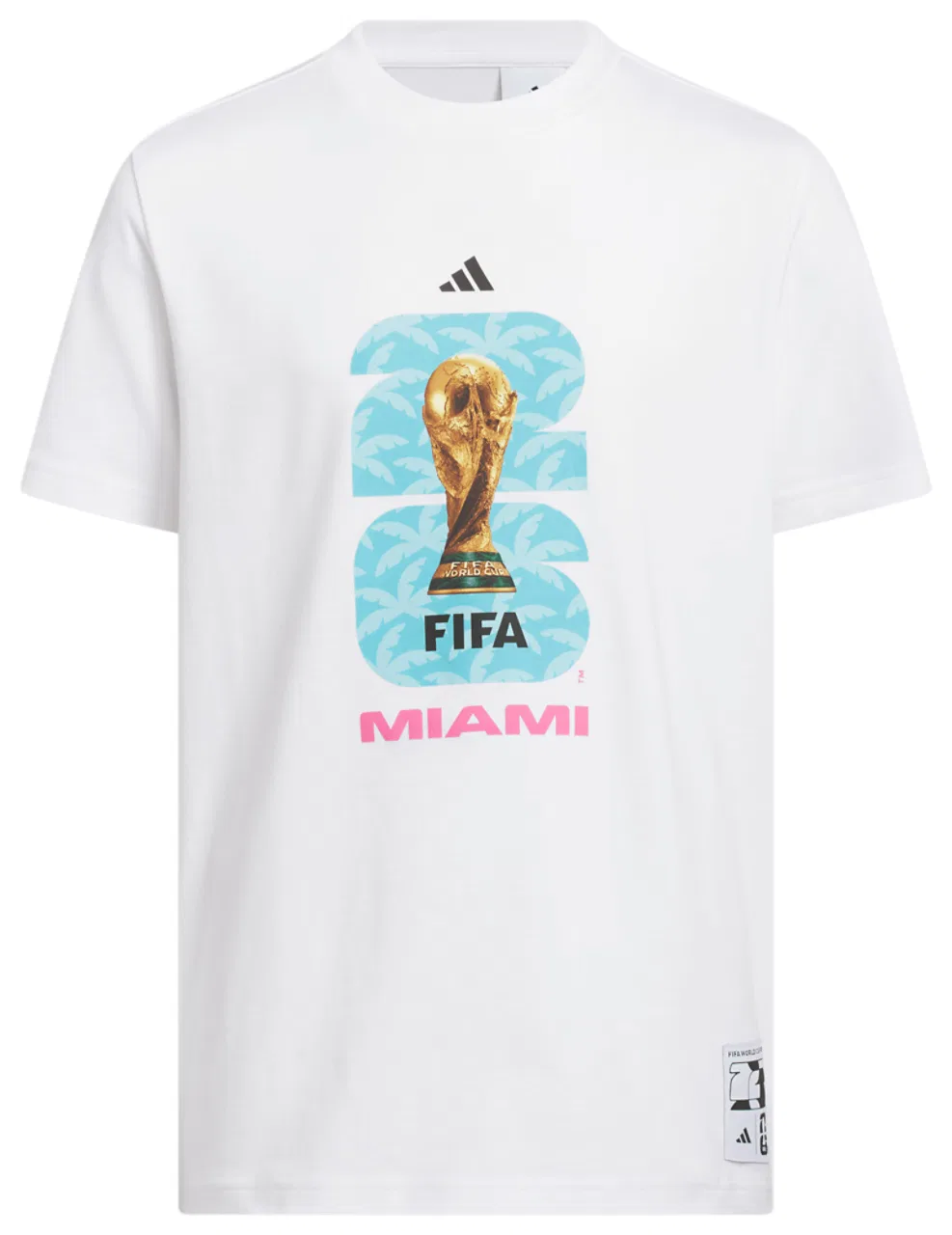 Футболка для мальчиков FIFA World Cup 26 Host City Miami Adidas, белый