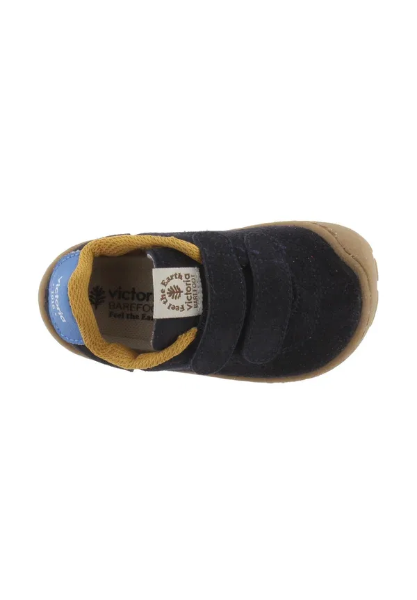Кроссовки кожаные Bosco barefoot low tennis Victoria Shoes Marino, морской — фото 3