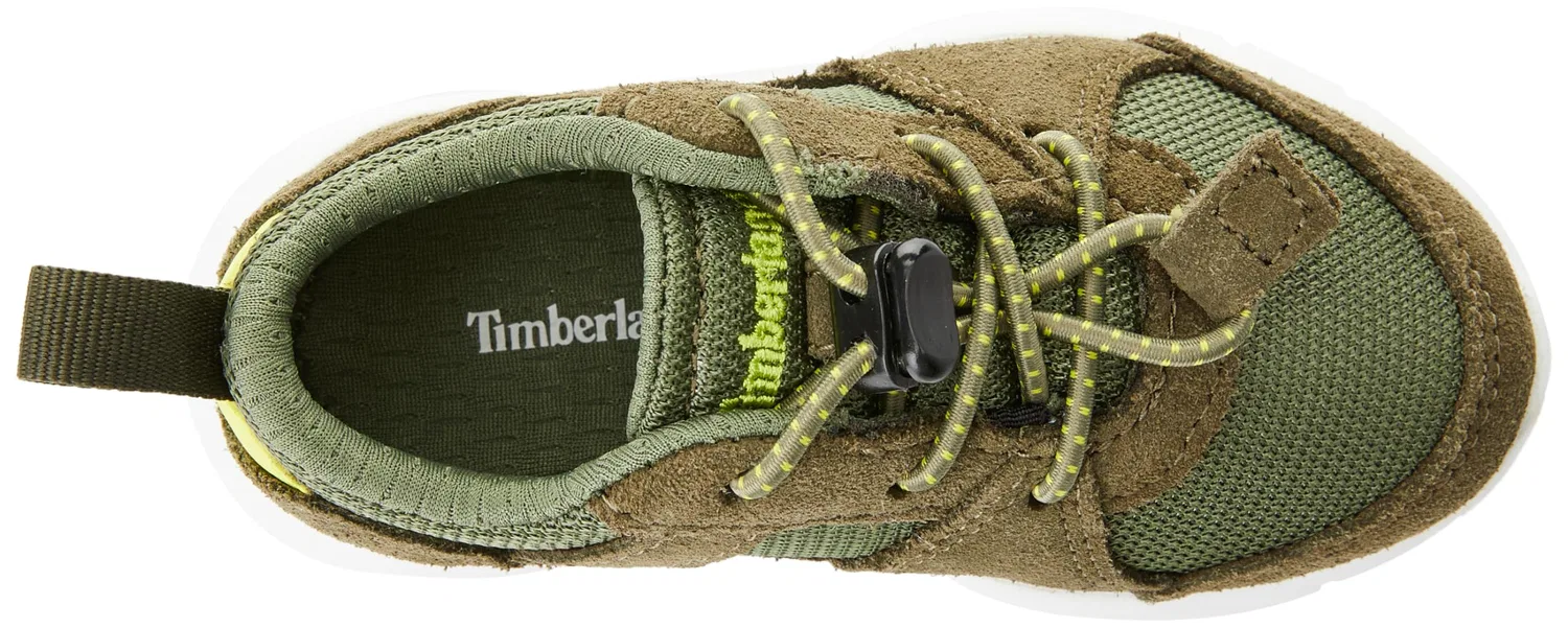 Детские кроссовки для мальчиков на шнуровке Boroughs Project Timberland, Dark Green — фото 3