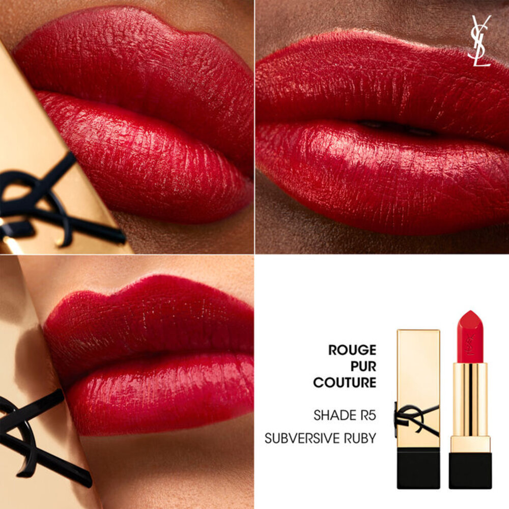 Помада для губ Yves Saint Laurent Rouge Pur Couture, R5 Subversive Ruby, 3,8 г — фото 2