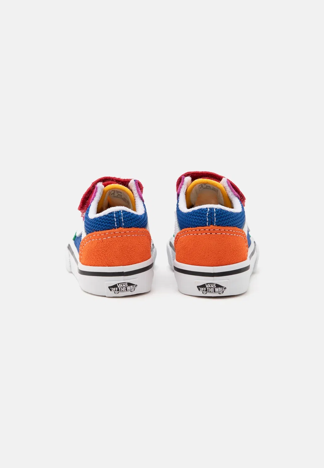 Олдскульные унисекс скейтбордистские кроссовки Vans, Blue/Multi-Coloured — фото 3