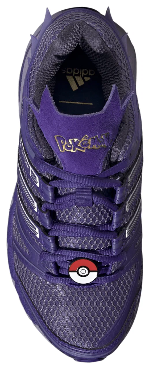 Детские кроссовки для мальчиков с дышащим сетчатым верхом Adidas Originals x Pokemon Adistar Control 5, Purple/Energy Ink/Magic Lilac — фото 4