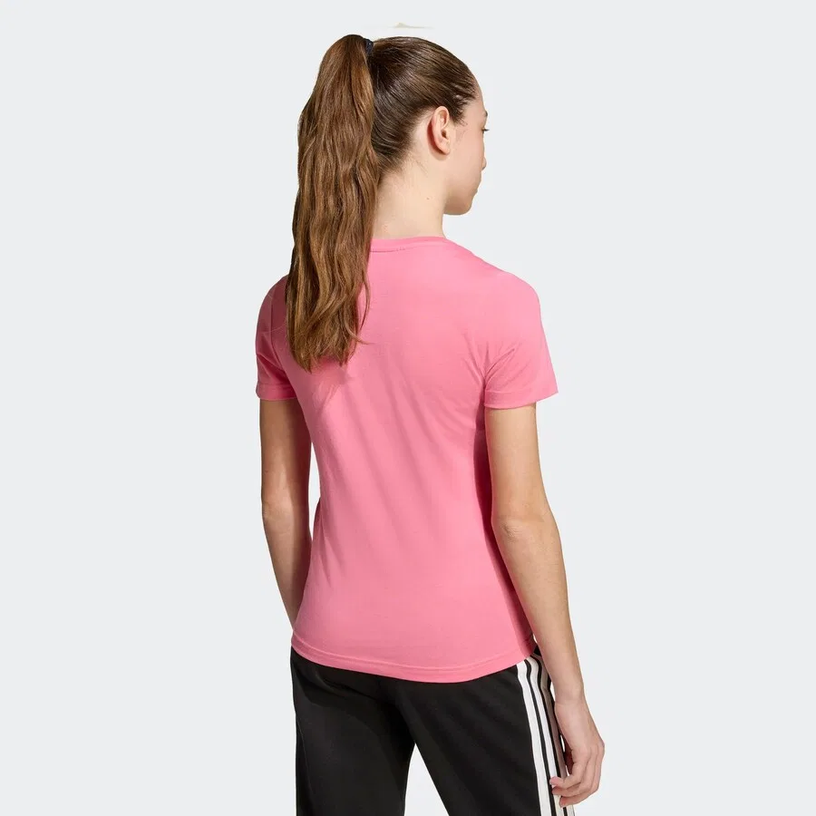 Футболка ADIDAS SPORTSWEAR светло-розового цвета — фото 4