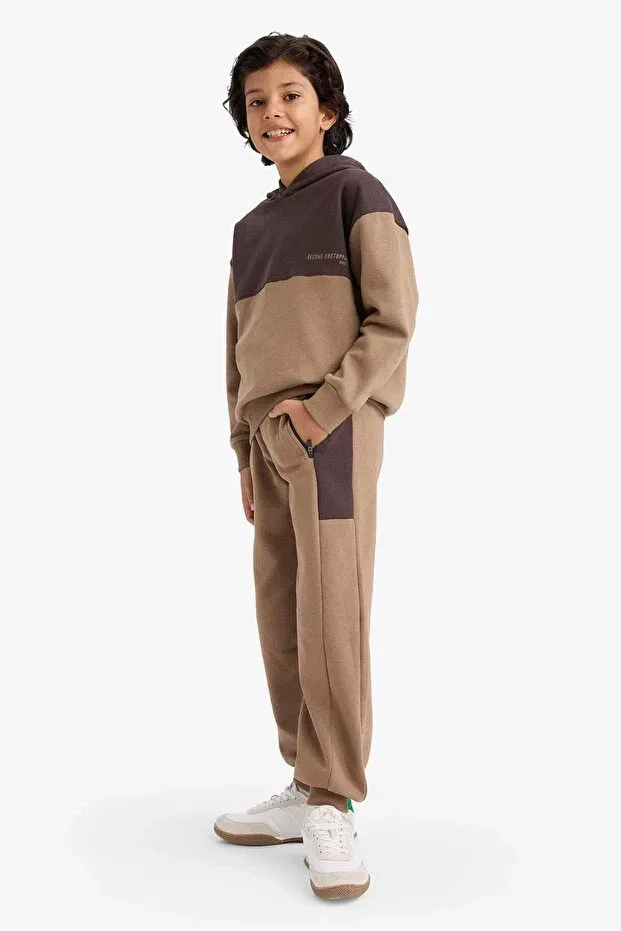 Детские спортивные штаны для мальчиков с карго-карманами Defacto, Beige-Bg152