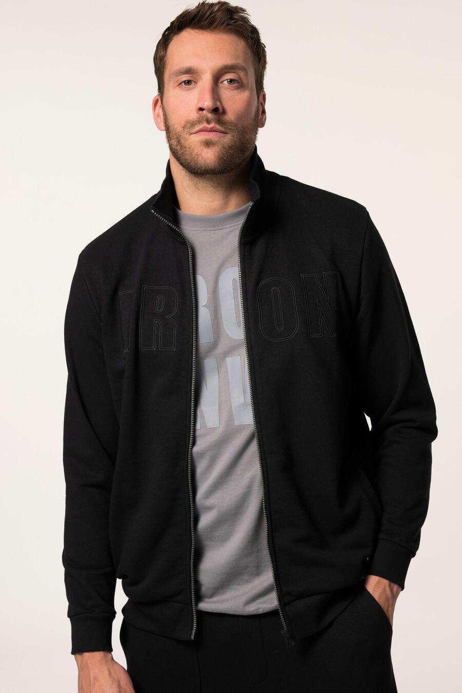 

JAY-PI Мужская спортивная куртка с нашивками для живота и фитнеса, размеры до 7 XL