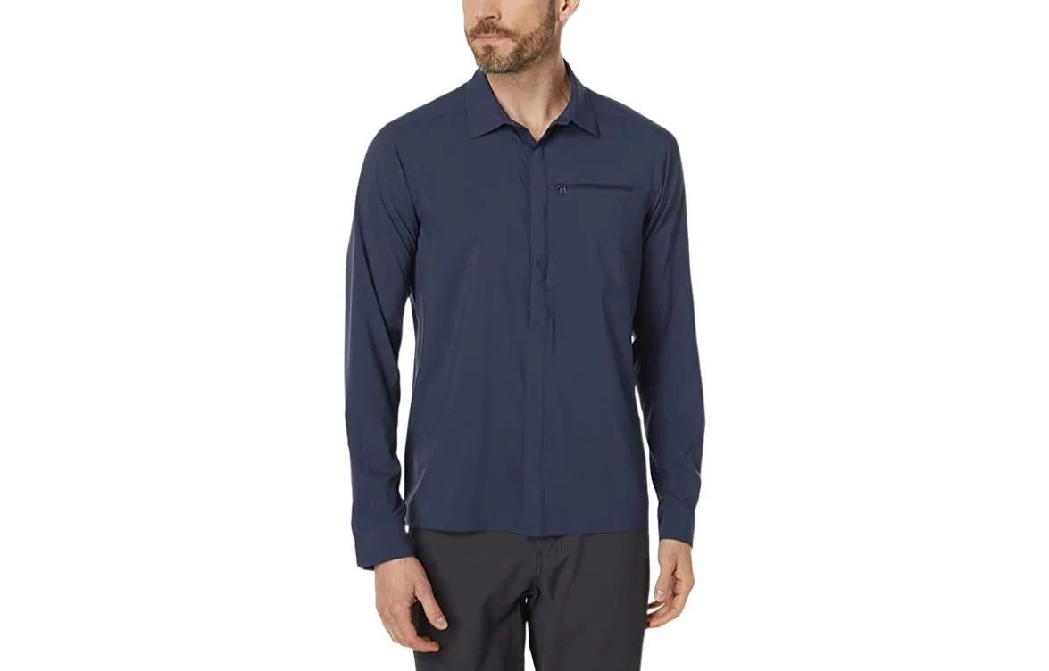 Рубашка мужская SKYLINE Series Arcteryx, Black Sapphire/Black Sapphire